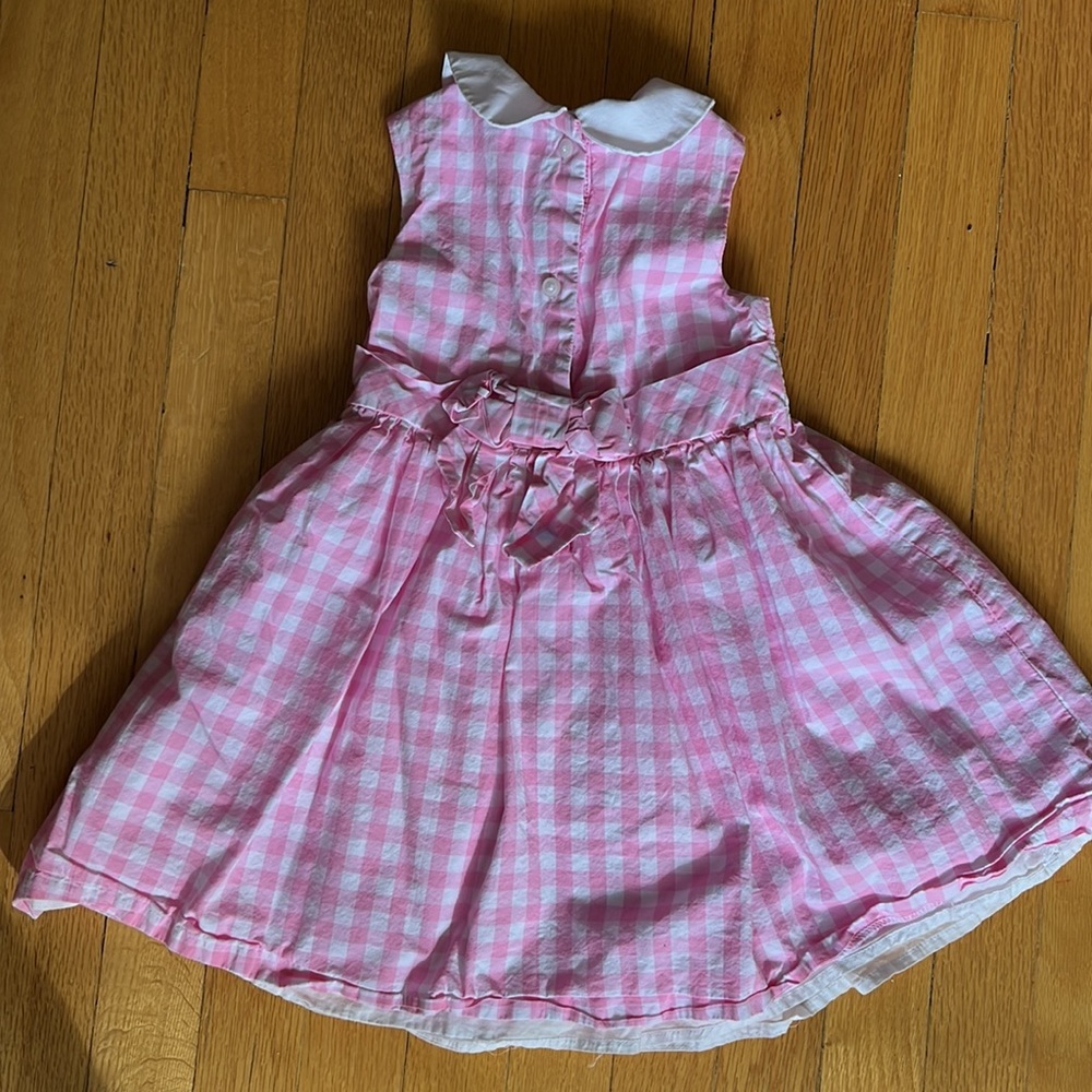 Janie and Jack pink gingham dress - Picture 5 of 6